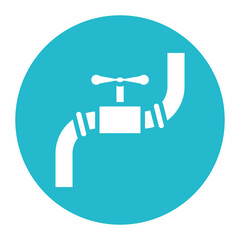 Gas Valve icon vector image. Can be used for Oil And Gas.