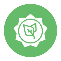 Green Certification icon vector image. Can be used for Eco Development.