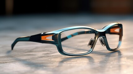 Smart glasses vibrant visuals, multimedia content