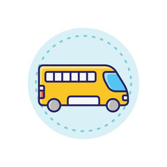 Bus vector icon