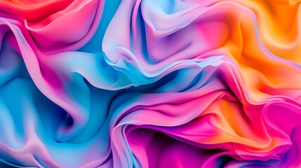 Obraz premium Abstract blend of colors forming new ideas, imagination, innovation