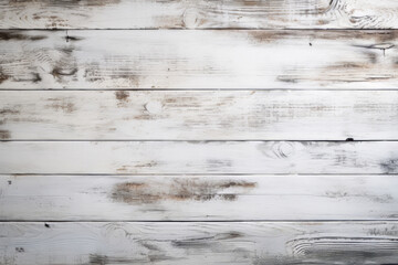 Processed collage of old stained white wooden wall texture. Background for banner, backdrop