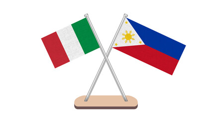 Philippines Italy Flag