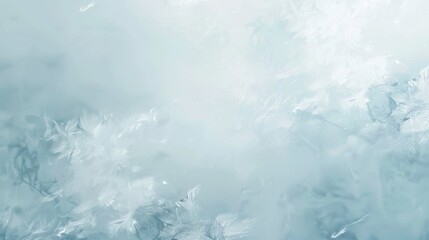 Abstract blue and white frost pattern background