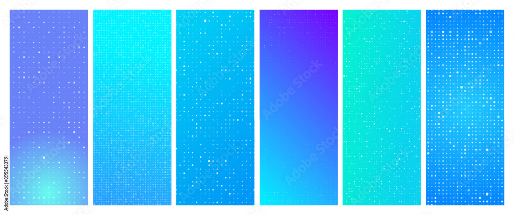 Poster abstract gradient geometric background with squares