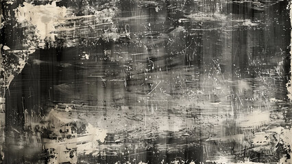 Black and White Vintage Poster Texture