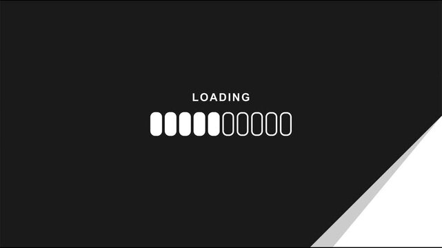 standard loading bar with high video quality