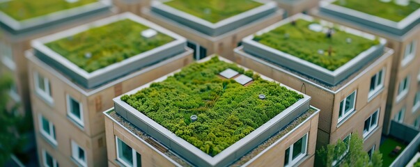 Green rooftops with recreational spaces, Environment, Enhancing urban environments
