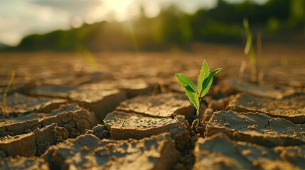 Life Emerging from Dry Land