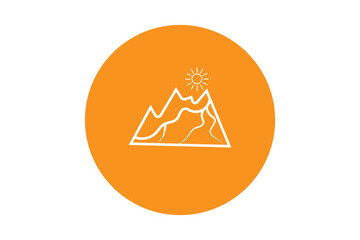 peak logo mountain icon