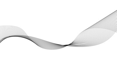 Abstract grey smooth element swoosh speed wave modern stream background. Abstract wave line for brochure, flyer, banner, template, wallpaper background with wave design. Abstract business wave lines.