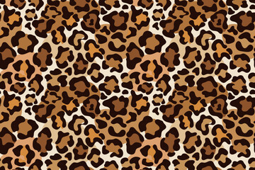 Leopard print seamless pattern. Animal print for fabric, textile, fashion, wallpapper