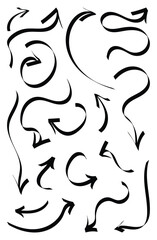 Set of Doodle Arrow Vectors Design