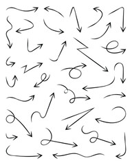 Doodle Arrow Vectors Set Design