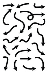 Hook Head Arrow Vectors Set Design