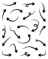 Thight Arrow Vectors Set Design