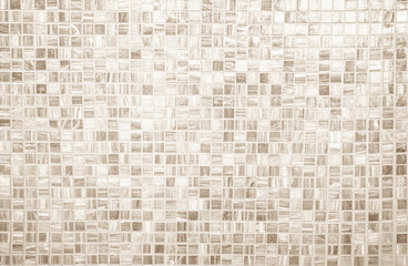 White and Cream ceramic tile wall texture and seamless background. High resolution photo.