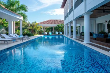 Fototapeta premium A residence offering exceptional customer care for your trip ensures a personalized and attentive stay.