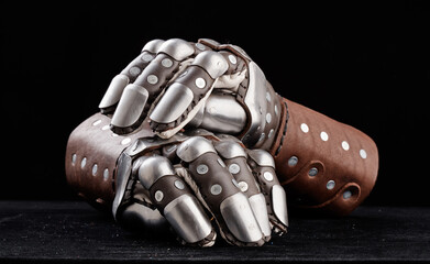 Medieval Knight King Armor Gauntlets Gloves Battle Medieval Crusades Protection