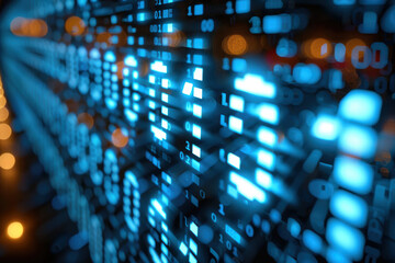 Obraz premium Futuristic Data Flow