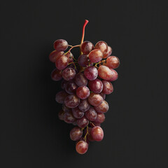 beautiful grapes of raisin with copper shades, minimalistic