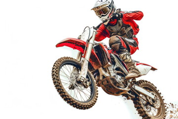 Dirt bike rider, Supercross, Sport concept, nice action of motorcycle jump