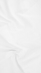 Obraz premium Organic Fabric cotton backdrop White linen canvas crumpled natural cotton fabric Natural handmade linen top view background organic Eco textiles White Fabric linen texture