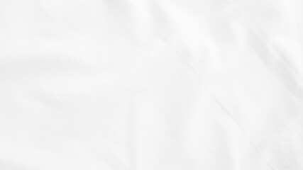 Obraz premium Organic Fabric cotton backdrop White linen canvas crumpled natural cotton fabric Natural handmade linen top view background organic Eco textiles White Fabric linen texture