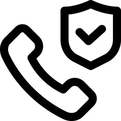 call icon. vector line icon for your website, mobile, presentation, and logo design.