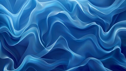 Fototapeta premium Abstract Blue Waves Background