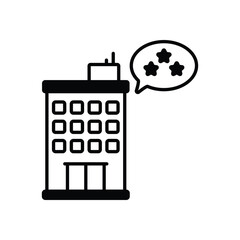 Hotel vector icon