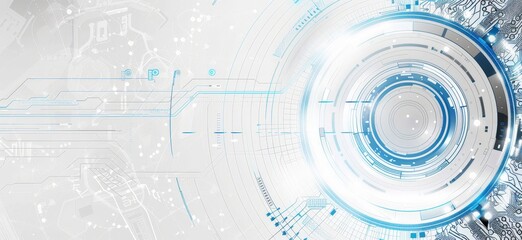Obraz premium Abstract Futuristic Technology Background