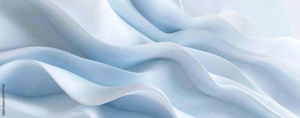 Wall mural Abstract Blue Waves Texture