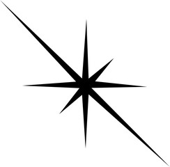 Sparkle Star Icon, bling vector, simple Premium Quality icons, Bright stars template design element, isolated on transparent background, for mobile concept and web design, mobile app, ui, ux.