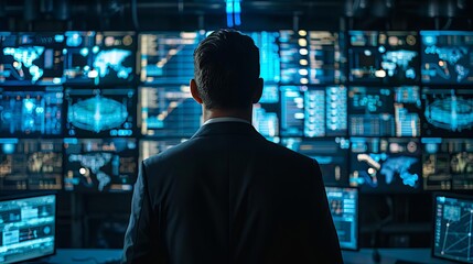 Advanced defense mechanisms countering persistent threats with AI-driven solutions, showcasing continuous security vigilance