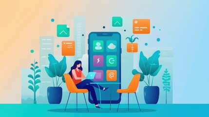 Personalized lessons on mobile app, user interaction