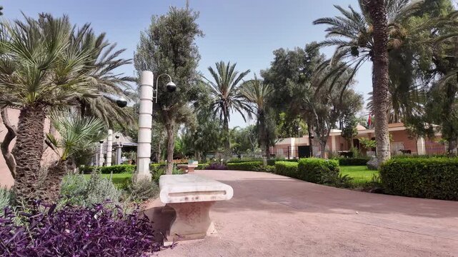 The Olhao Garden in Talborj, Agadir, Morocco.
