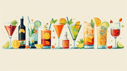 Cocktail mixology tips for aspiring bartenders and home enthusiasts, promoting cocktail-making skills in a professional and educational style