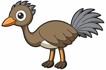 An Emu bird vector illustration