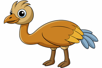 An Emu bird vector illustration