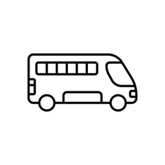 Bus vector icon