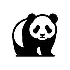 Vector illustration of panda isolated