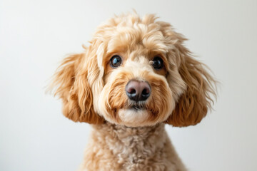 dog on white background