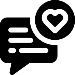 feedback icon. vector glyph icon for your website, mobile, presentation, and logo design.