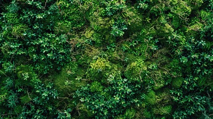 Mossy green background with space for text