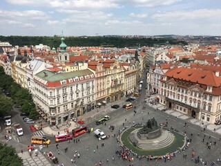 Prague vue d'en haut