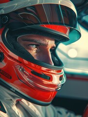 Person Wearing Helmet