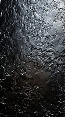 Fototapeta premium Black Metallic Surface Texture Background, 4K hyperrealistic photo