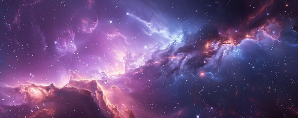 Obraz premium Celestial Serenity Under Astral Aura, 4K hyperrealistic photo