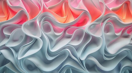 Obraz premium A close-up of an abstract painting featuring vivid red, white, and blue swirls at its center
